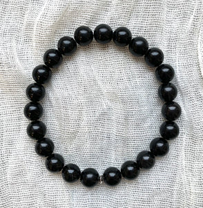 Black Obsidian Mala Bracelet